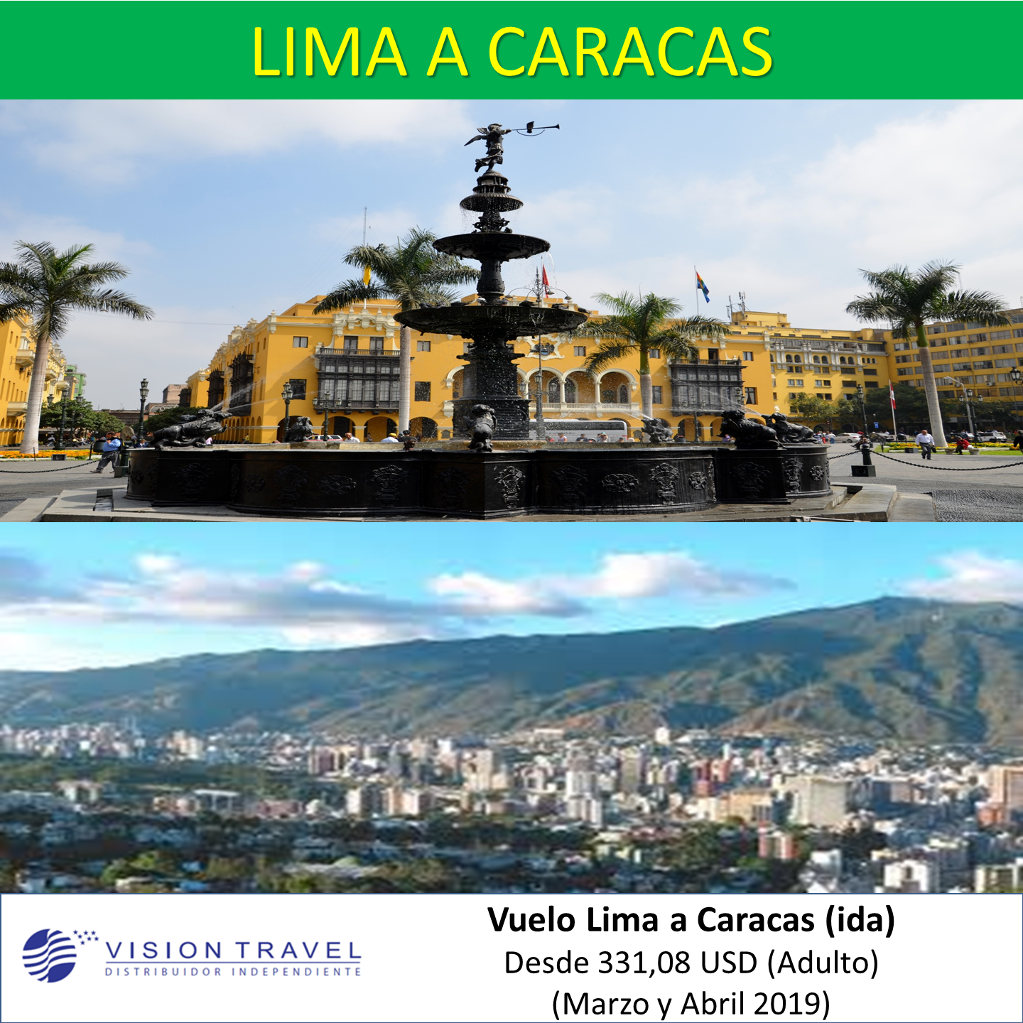 Caracas a Lima